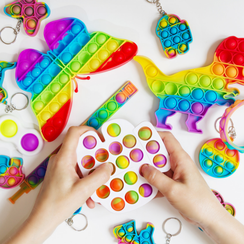 Fidget Toys viram febre entre as crianças.