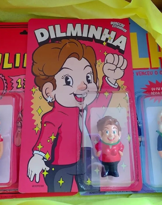 Bonecos estranhos? Dilminha e Lulinha, os carros-chefe da categoria