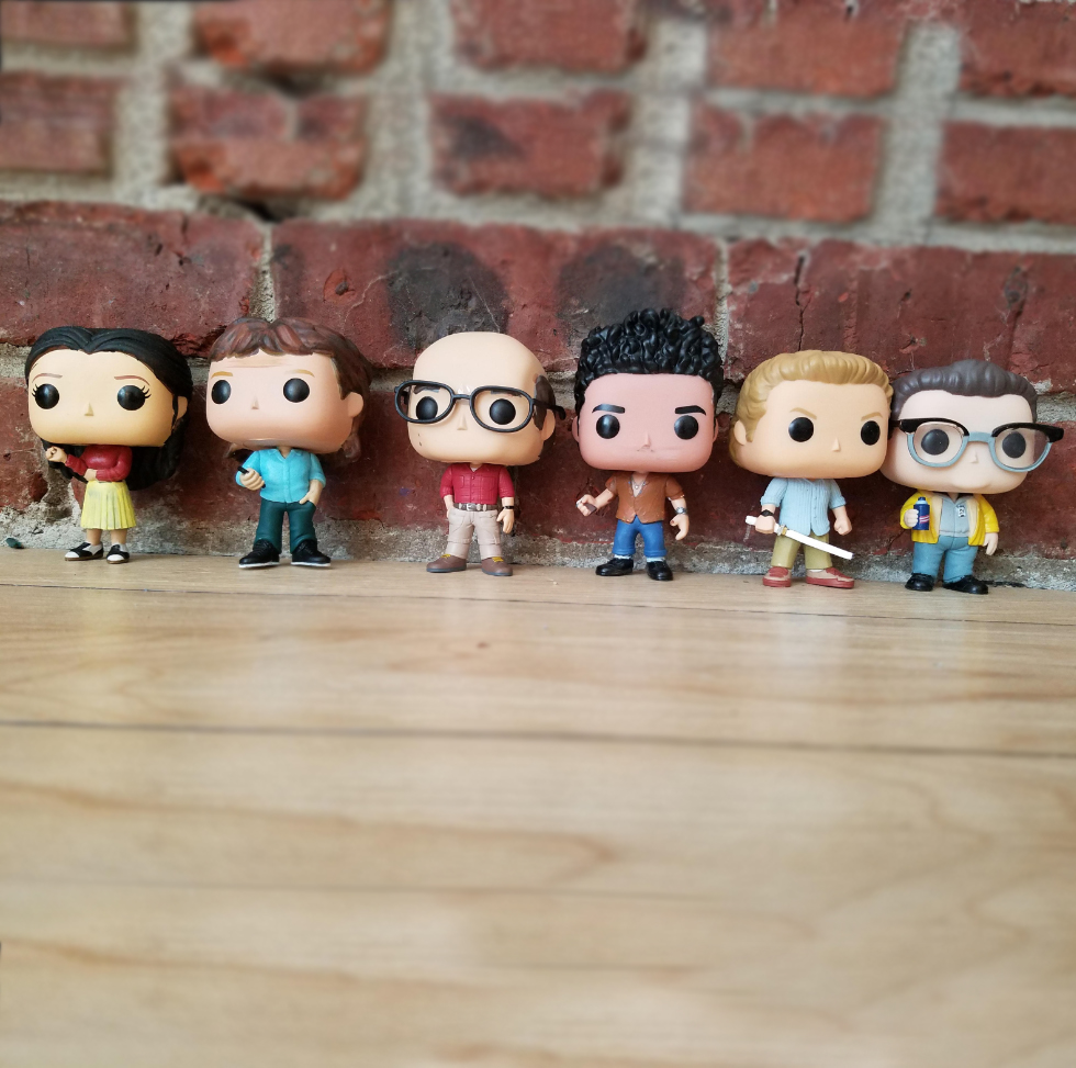 Personagens da série Seinfild invadem o mundo dos Funkos