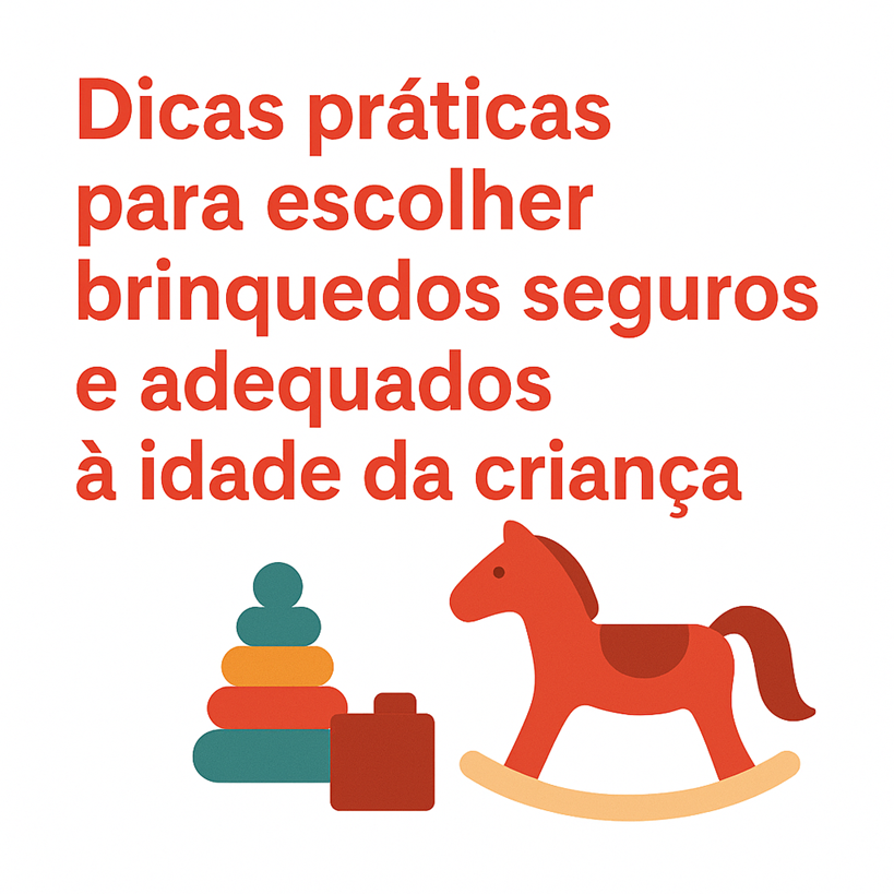 Dicas práticas para escolher brinquedos seguros e adequados à idade da criança