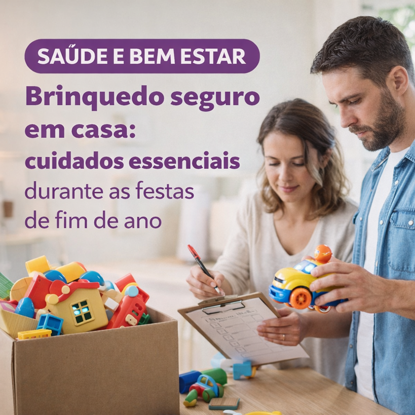 Brinquedo seguro em casa: cuidados essenciais durante as festas de fim de ano