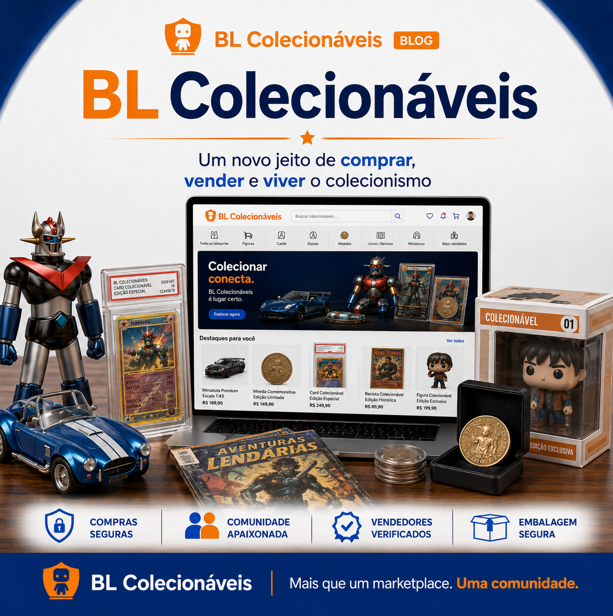BL Colecionáveis: um novo jeito de comprar, vender e viver o colecionismo.